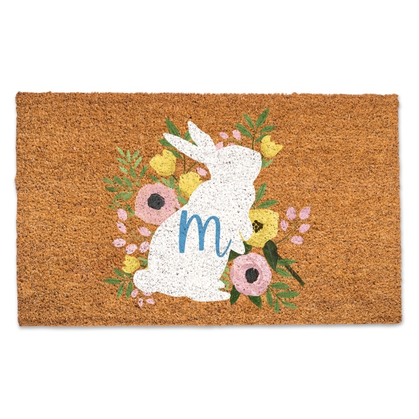 Personalized Monogram Bunny Doormat