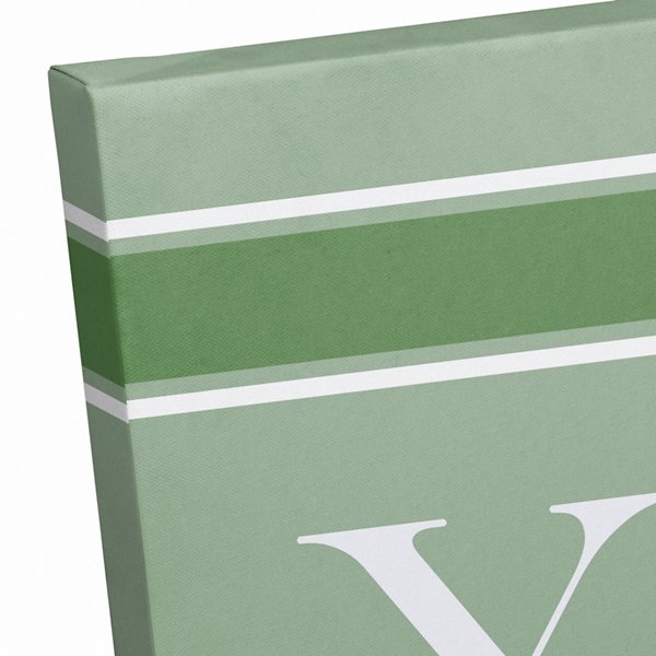 XOXO Clover Personalized Canvas Wall Plaque