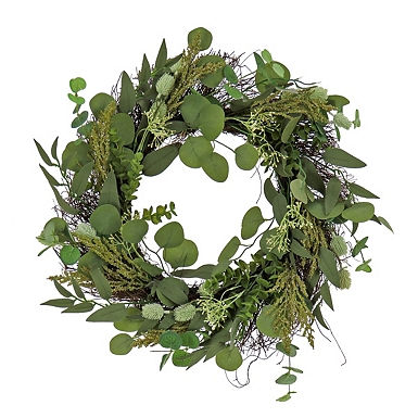 Eucalyptus and Bamboo Leaves Wreath | Kirklands Home