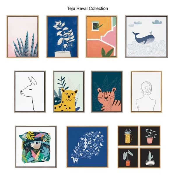 Sylvie Going in Circles Canvas Prints, Set of 2