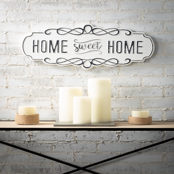 Home Sweet Home Metal Wall Plaque