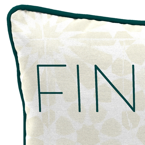 Floral Find Me on the Patio Outdoor Pillow