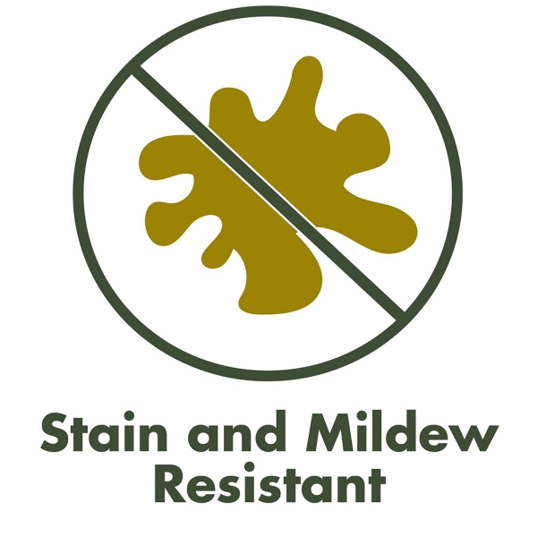 Indigo Canvas French Edge Outdoor Chair Cushion