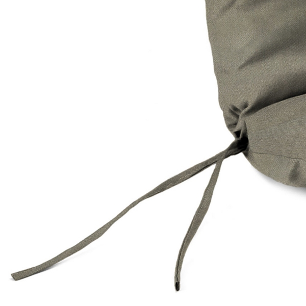 Taupe Canvas French Edge Outdoor Chaise Cushion