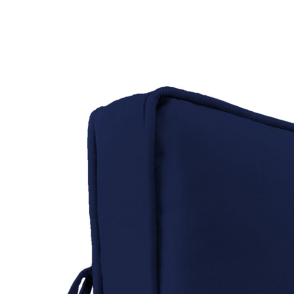 Solid Navy Outdoor Deep Seat Cushion