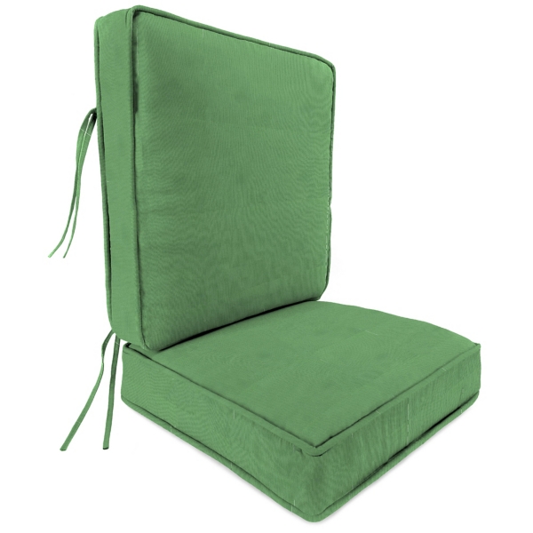 Solid Green Outdoor Deep Seat Cushion