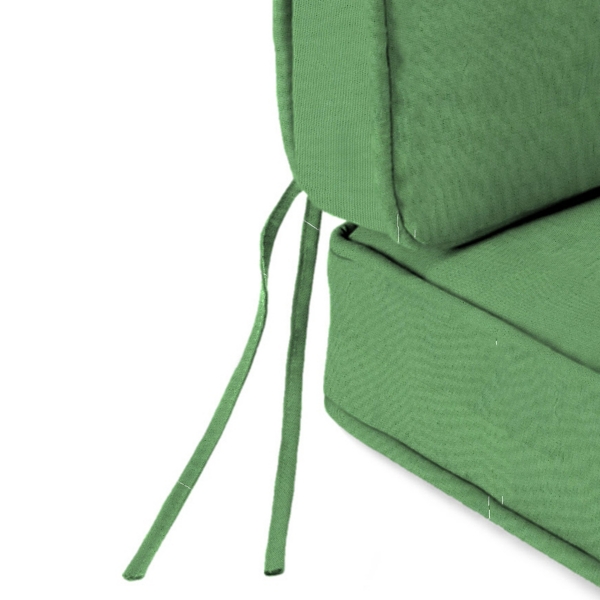 Solid Green Outdoor Deep Seat Cushion
