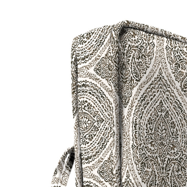 Umber Medallion Outdoor Deep Seat Cushion