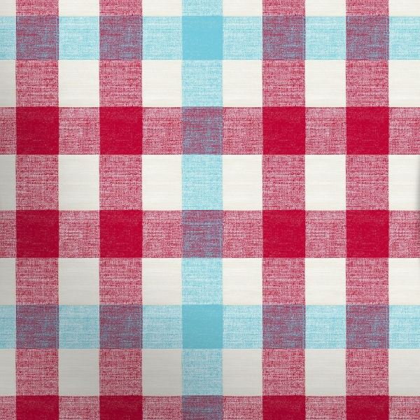 Dog in Truck and Plaid Outdoor Pillows, Set of 2