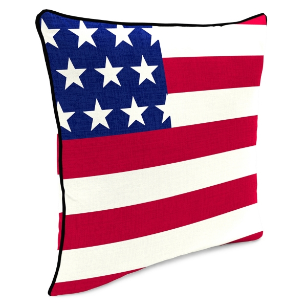 American Flag Outdoor Pillows, Set of 2