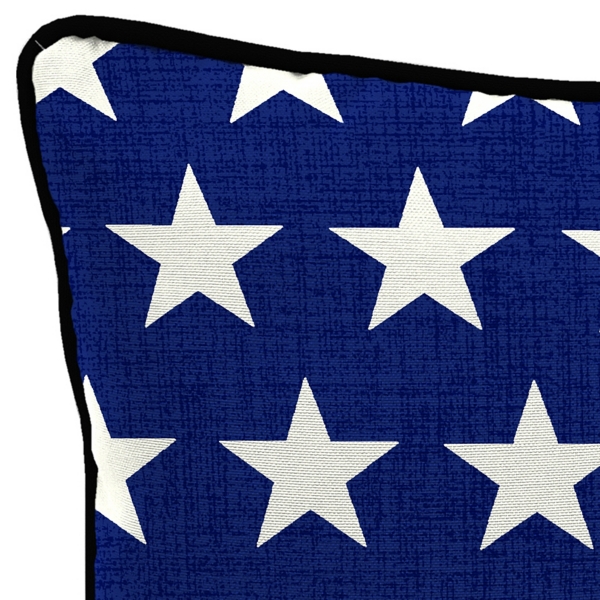 American Flag Outdoor Pillows, Set of 2