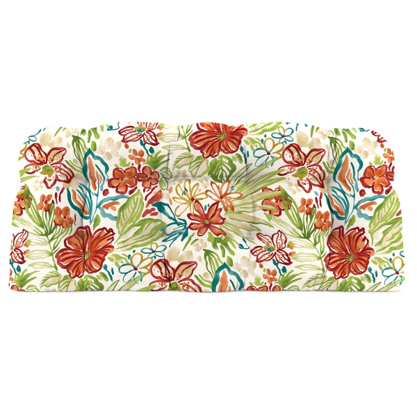 Floral 3-pc. Chair and Bench Outdoor Cushion Set