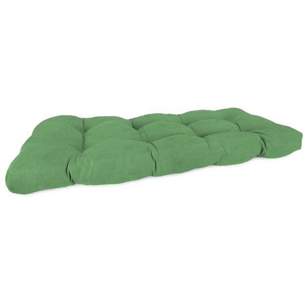 Green Tufted Canvas Outdoor Bench Cushion Kirklands Home