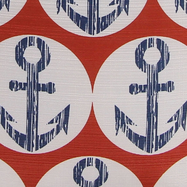 Blue Nautical Anchors Pillow