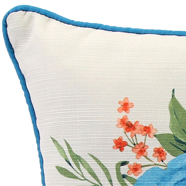 Floral Rain Boots Pillow