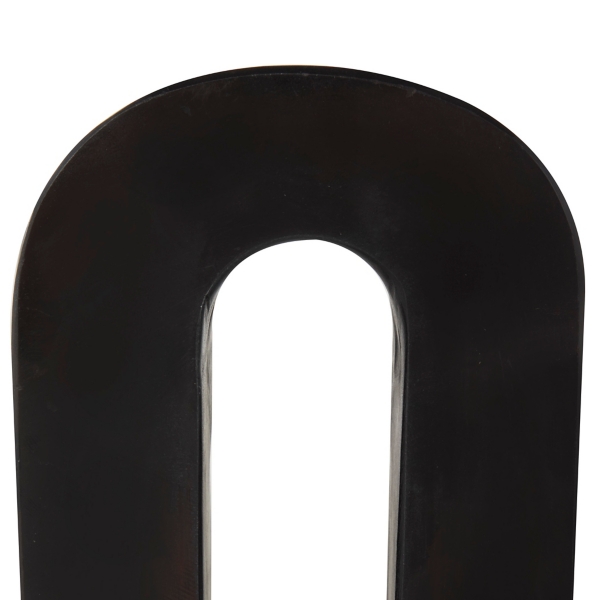 Black Marble Arched Bookends, Set of 2