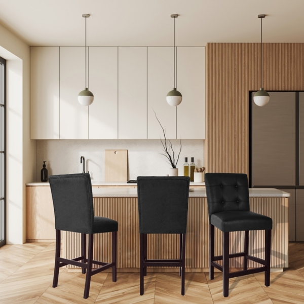 Faux Leather Jeremy Counter Stools