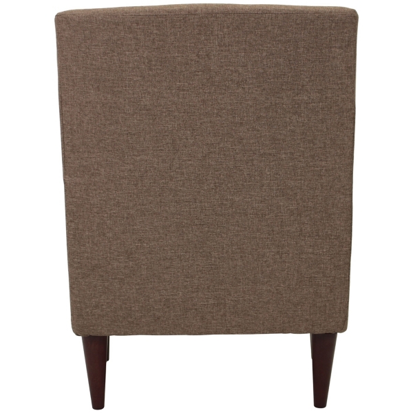 Emma Pecan Upholstered Accent Chair