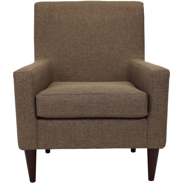 Emma Pecan Upholstered Accent Chair