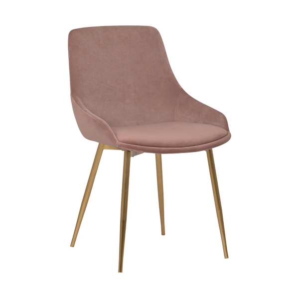 Blush Velvet Heidi Dining Chair Kirklands Home
