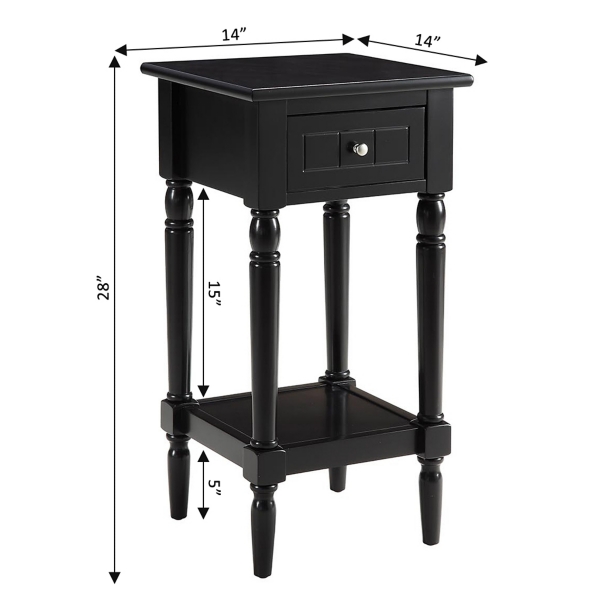 French Country Square Accent Table
