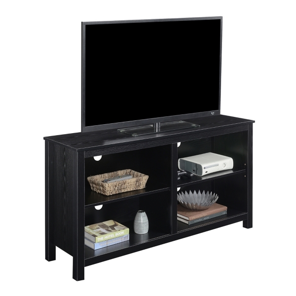 Black Montana 4-Shelf Media Cabinet