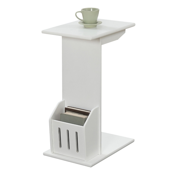 Accent Table with Magazine Holder