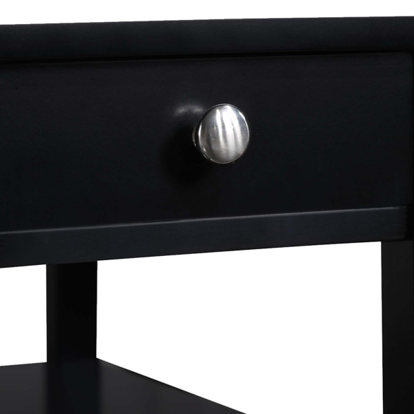 2-Shelf Charging Accent Table