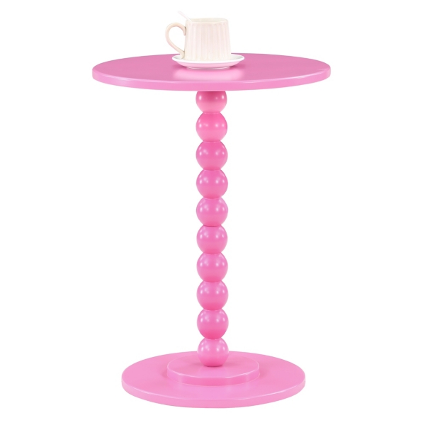Beaded Spindle Accent Table
