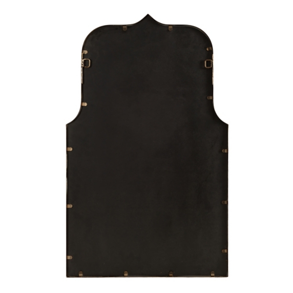 Gold Arched Scallop Wall Mirror