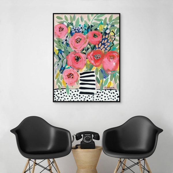 Welcome to the Party Framed Canvas Art Print