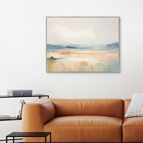 Song of Abstract Nature II Framed Canvas Art Print