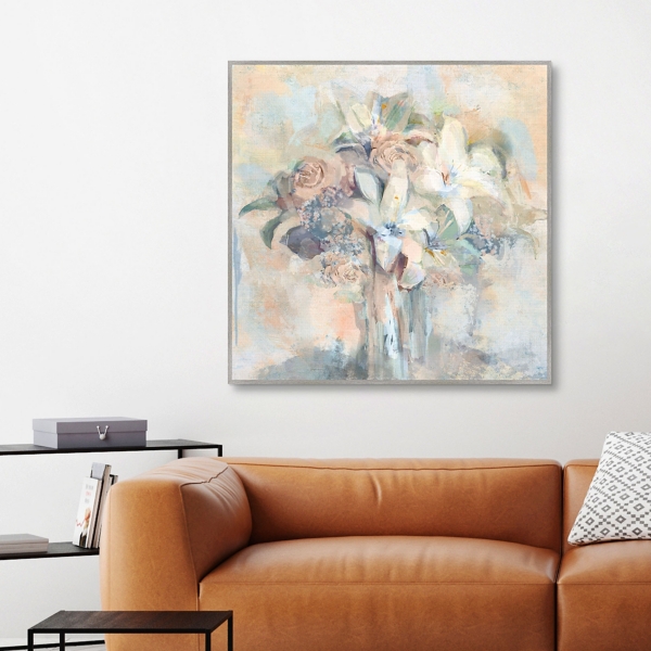 Summer Fresh Framed Canvas Art Print