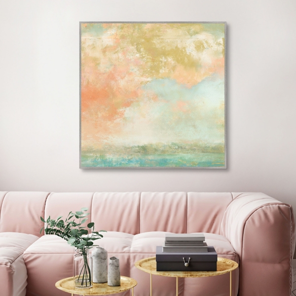 Mist Framed Canvas Art Print