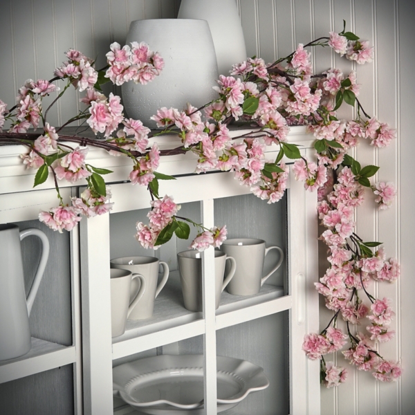 Pink Cherry Blossom Garland