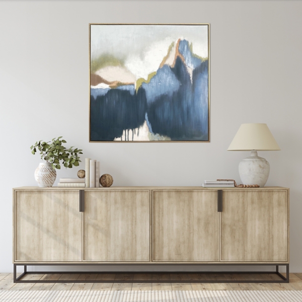 Abstract Vision Framed Canvas Art Print