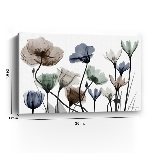 Amusing Delight Floral Canvas Art Print