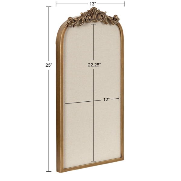 Gold Arendahl Arched Pinboard