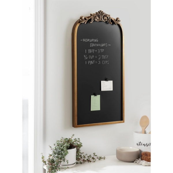 Gold Arendahl Arched Chalkboard