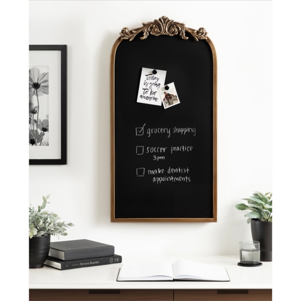 Gold Arendahl Arched Chalkboard