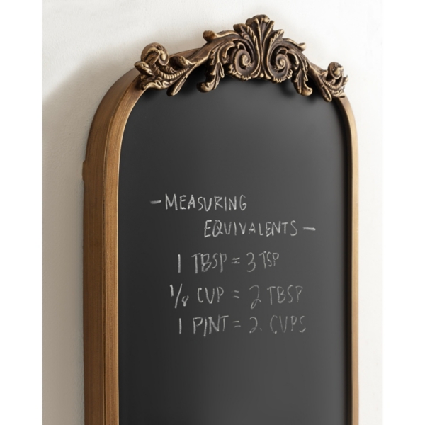 Gold Arendahl Arched Chalkboard