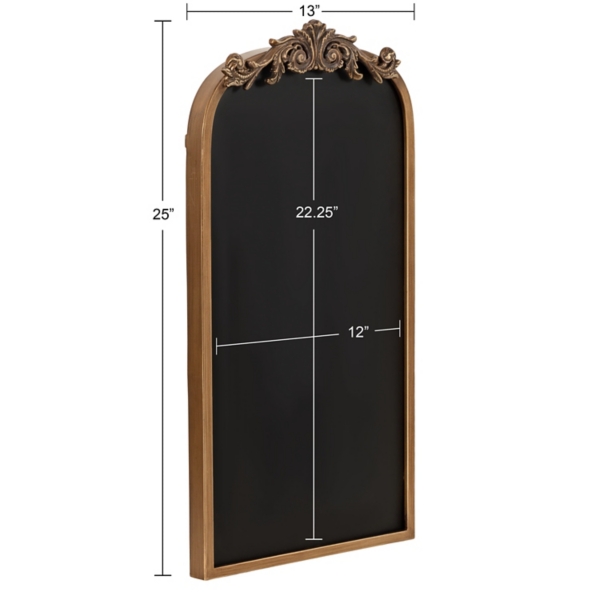 Gold Arendahl Arched Chalkboard