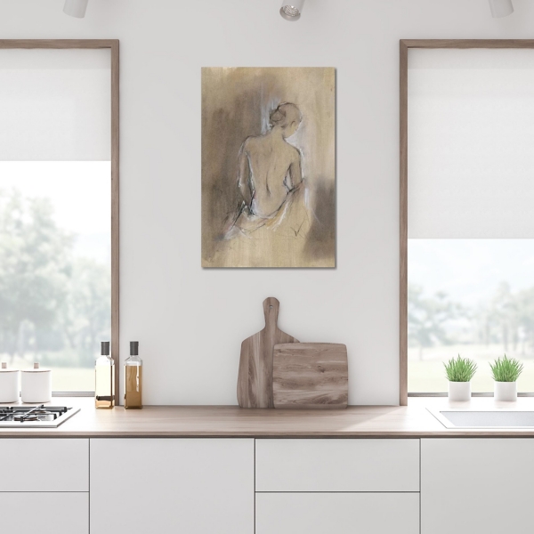 Draped Figure Canvas Art Print