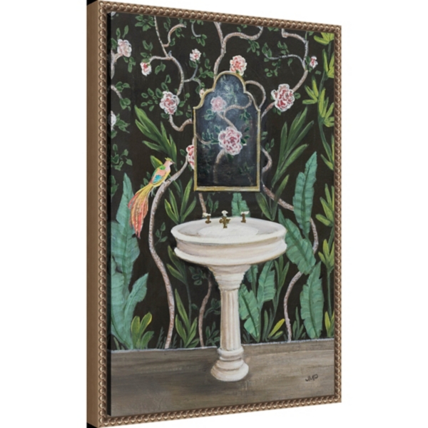 Botanical Bath I Canvas Art Print