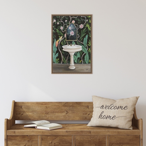 Botanical Bath I Canvas Art Print