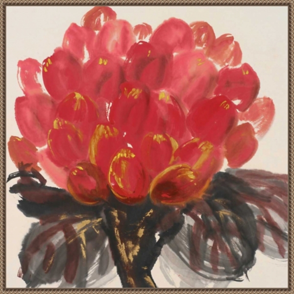 Clover Blossom I Framed Canvas Art Print