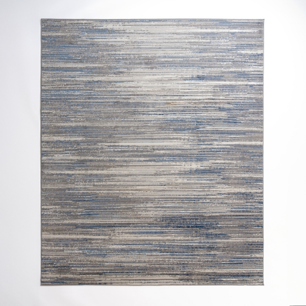 Dark Blue Claire Modern Area Rug, 7x10