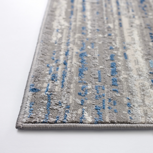 Dark Blue Claire Modern Area Rug, 7x10