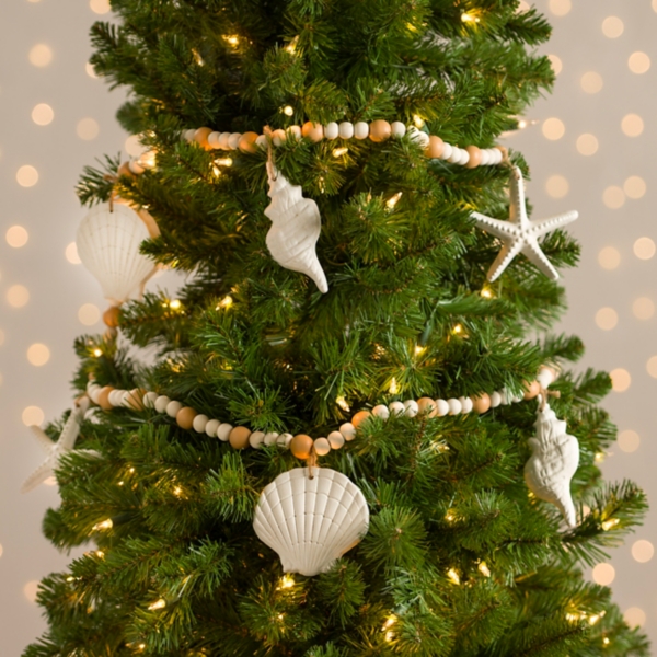 Coastal Beaded Tree Garland