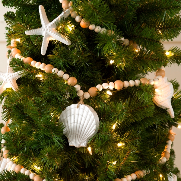 Coastal Beaded Tree Garland